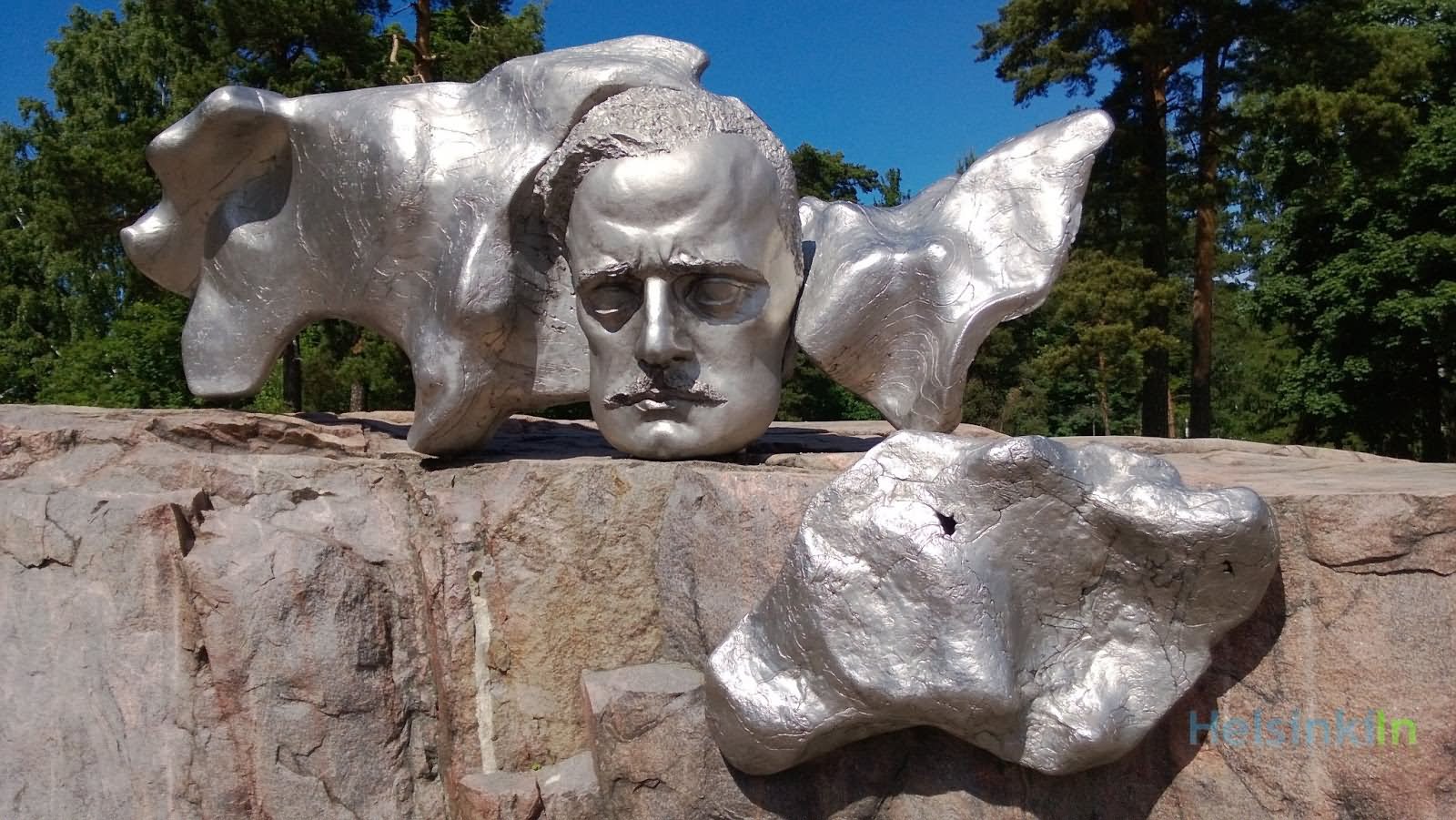 The Sibelius Face Near The Sibelius Monument In Helsinki