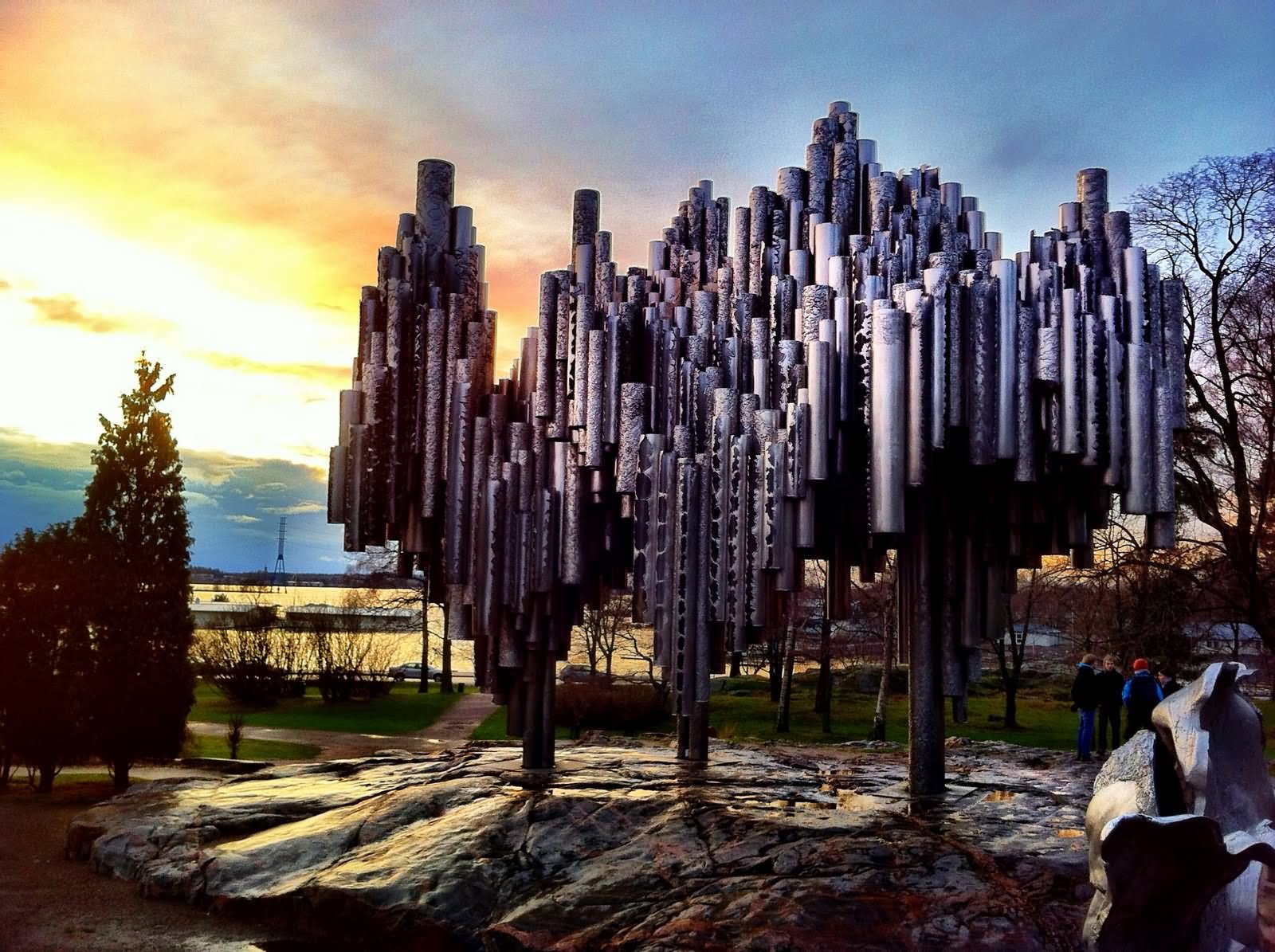 The Sibelius Monument During Sunset Picture