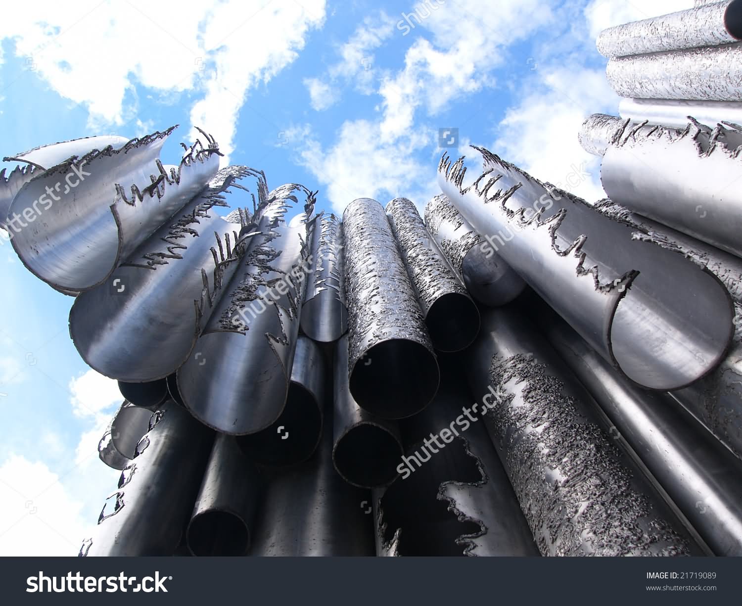 The Sibelius Monument In Finland View From Below