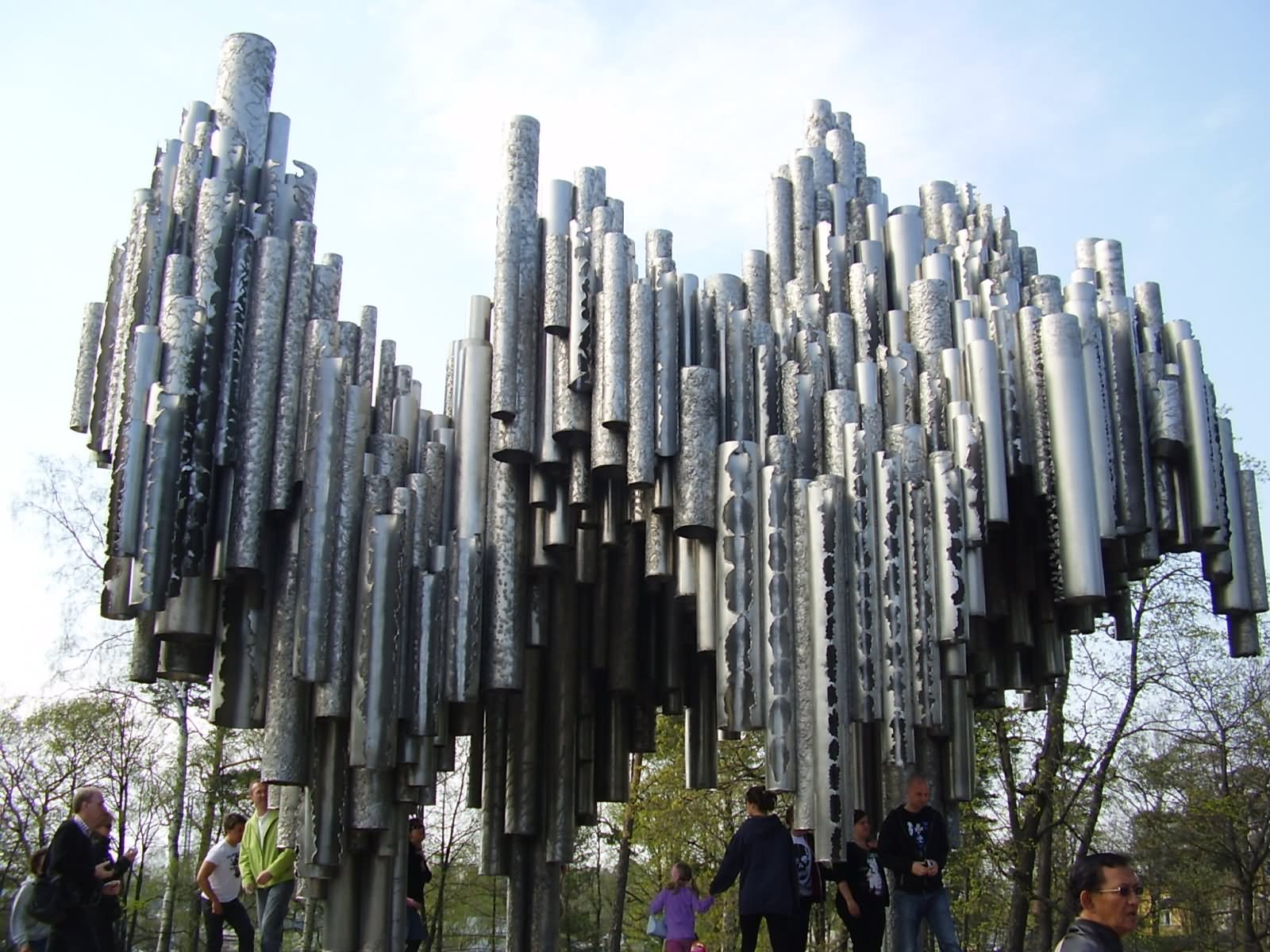 The Sibelius Monument In Helsinki, Finland