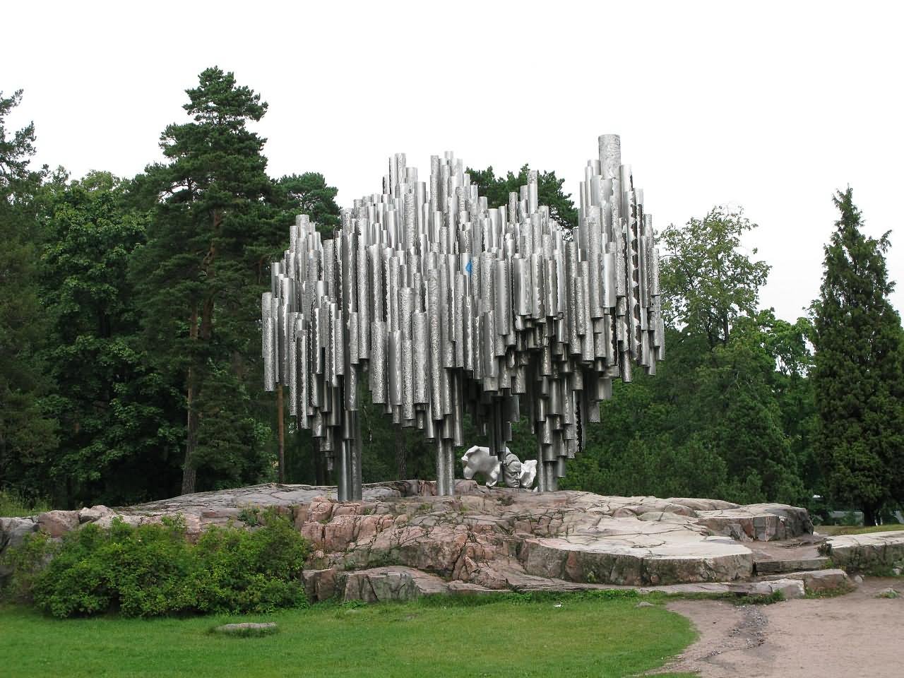 The Sibelius Monument In Sibelius Park
