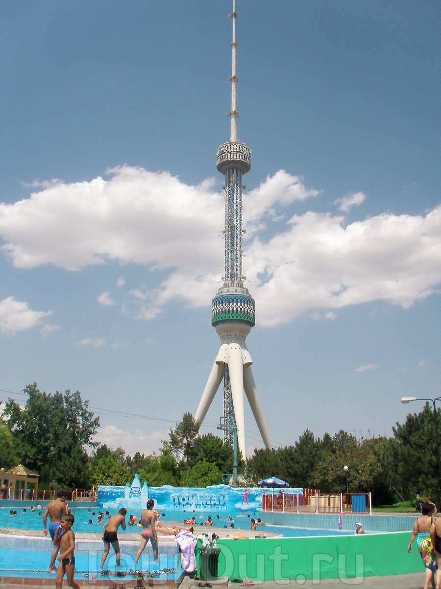 The Tashkent Tower View From Water Park