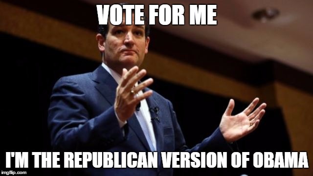 Vote For Me I Am The Republican Version Of Obama Funny Political Meme Picture