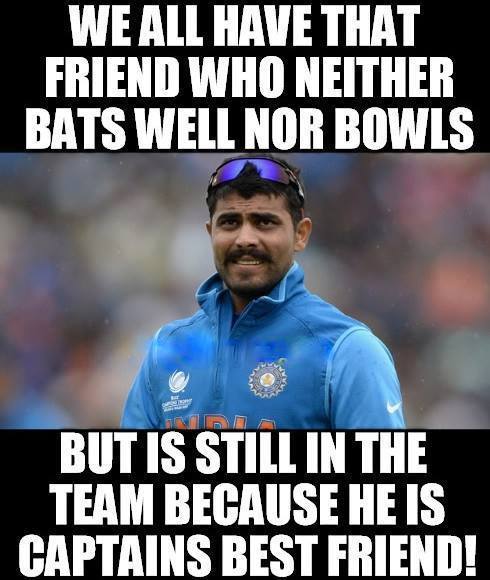 We All Have That Friend Who Neither Bats Well Nor Bowls Funny Cricket Meme Image