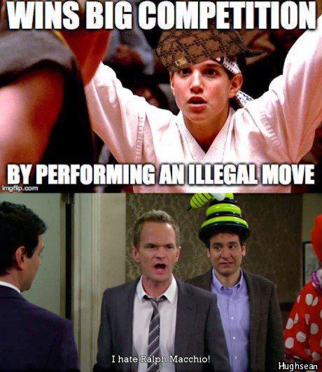 Wins Big Competition By Performing An Illegal Move Funny Karate Meme Picture