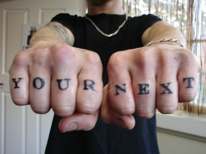 Your Next Knuckle Tattoo