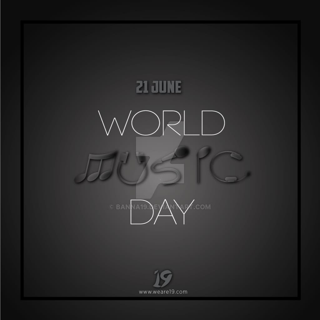21 June World Music Day Greetings Image