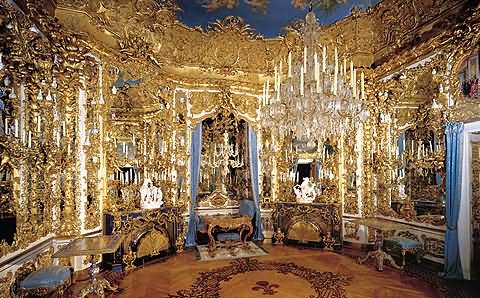 Adorned With Gold Inside The Linderhof Palace