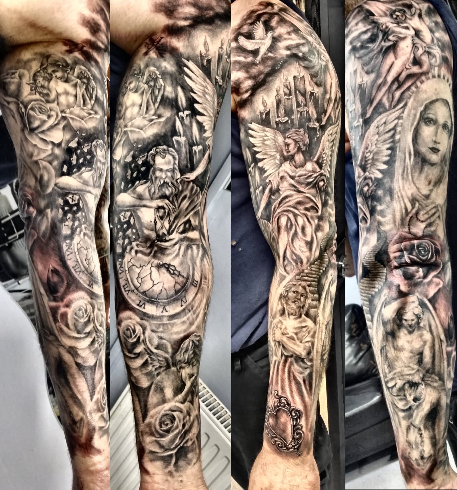 21+ Full Sleeve Religious Tattoos