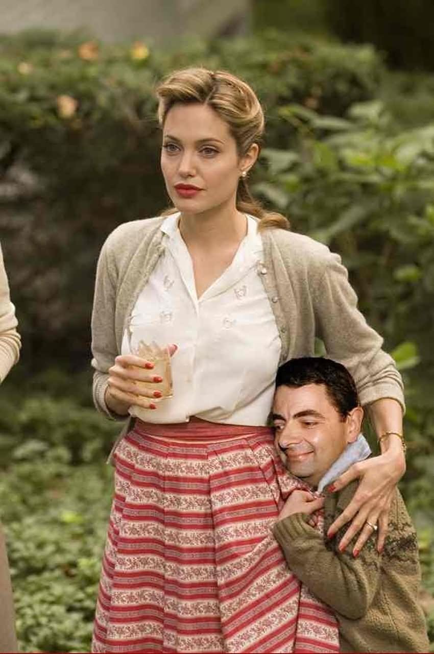 Angelina Jolie Adoption Mr Bean Funny Picture