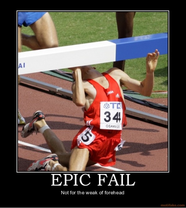 Athlete Funny Fail Meme Picture