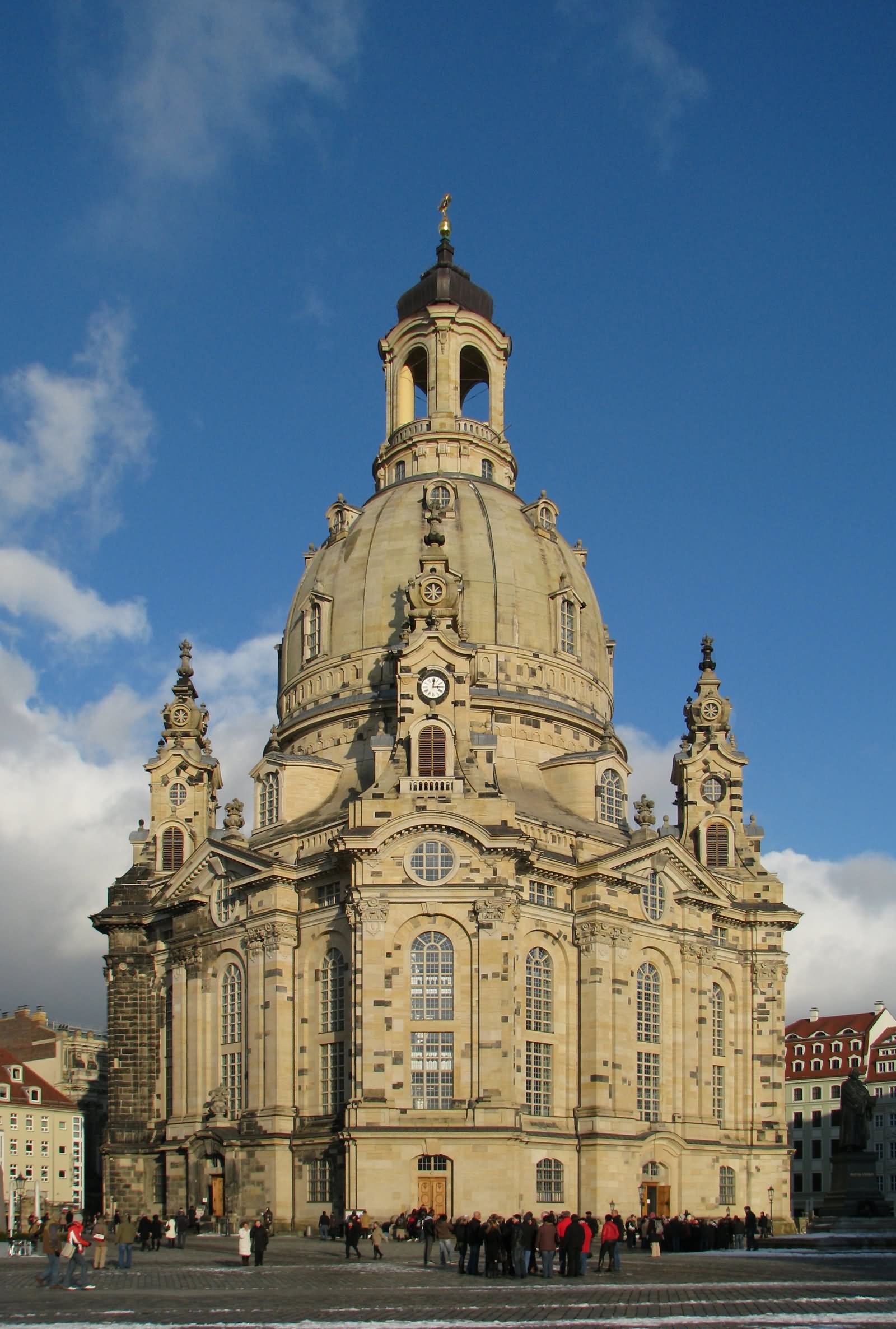 Beautiful Exterior View Of The Frauenkirche Dresden