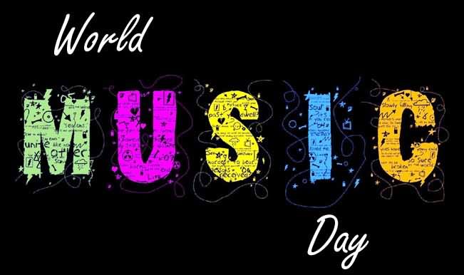 Beautiful Happy World Music Day