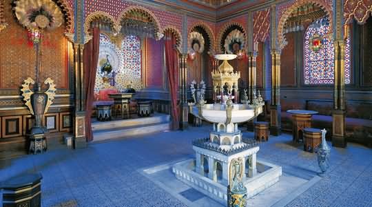 Beautiful Room Inside The Linderhof Palace