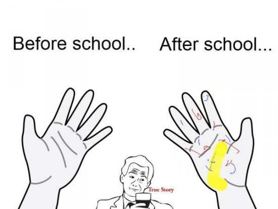 Before School And After School Funny Meme Image