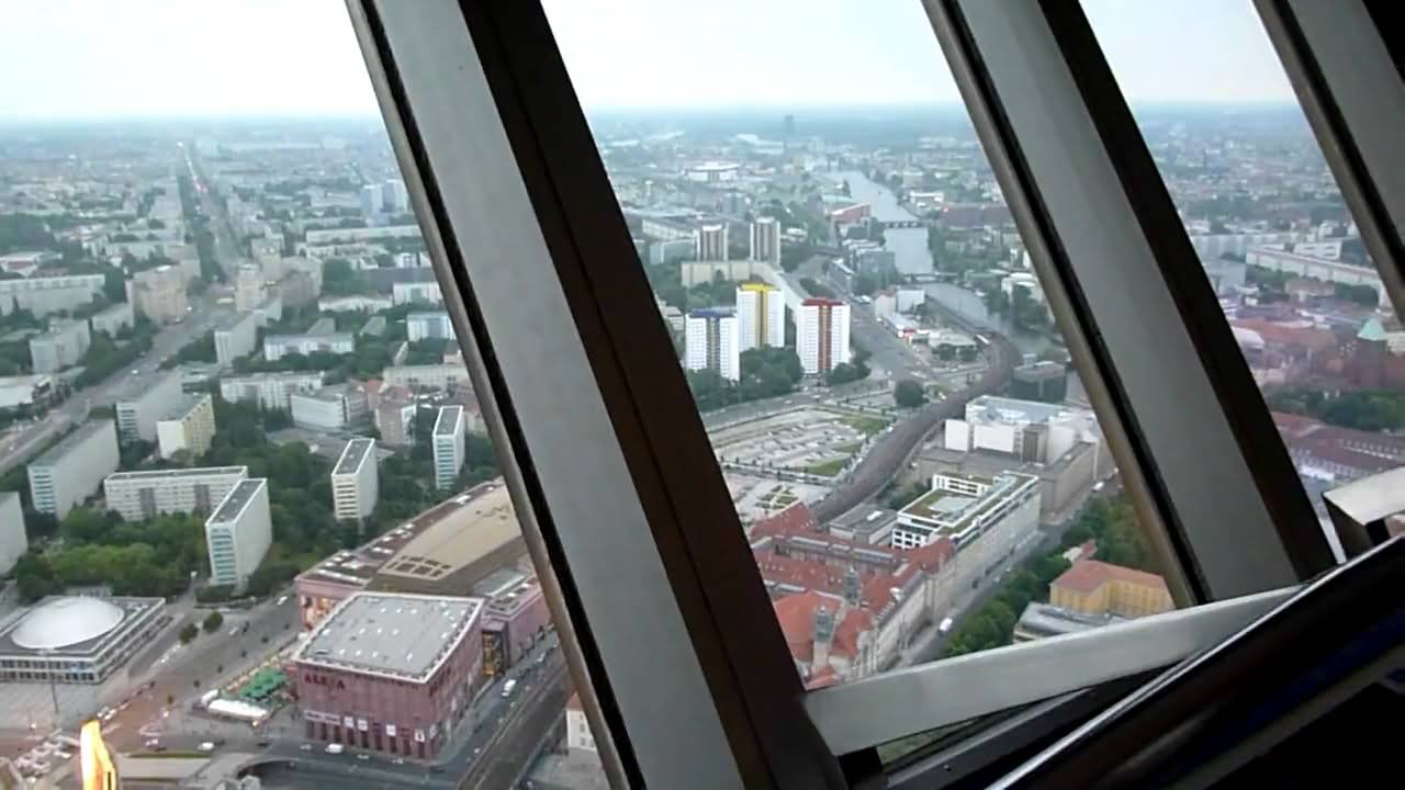 Berlin City View From The Fernsehturm Tower Inside Picture