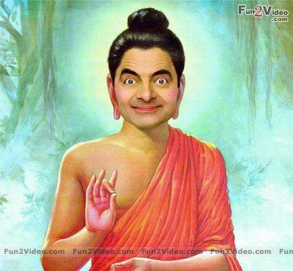Buddha Mr Bean Funny Photo For Whatsapp