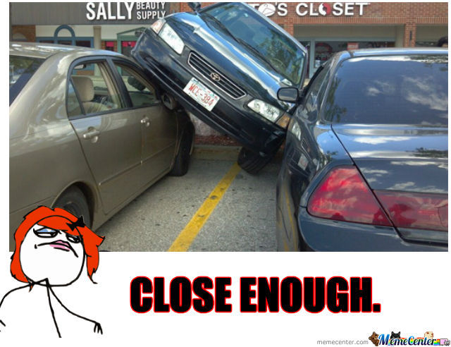 Car Parking Fail Funny Photo