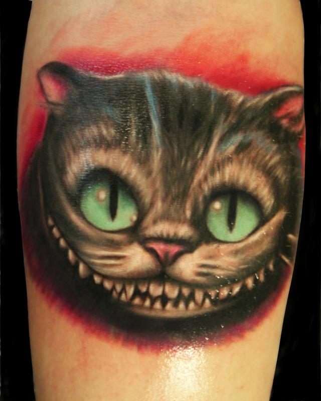 Cheshire Cat Tattoo Idea