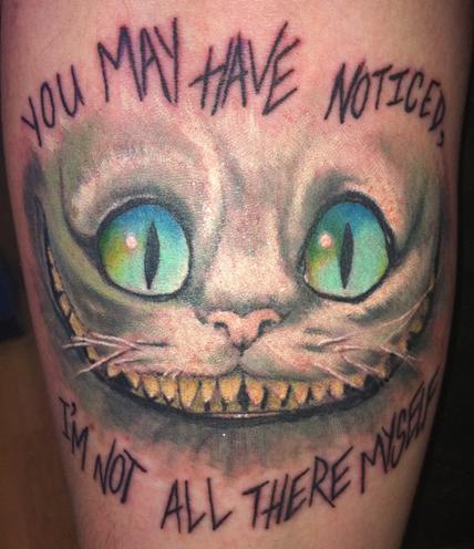 Cheshire Cat Tattoo Image