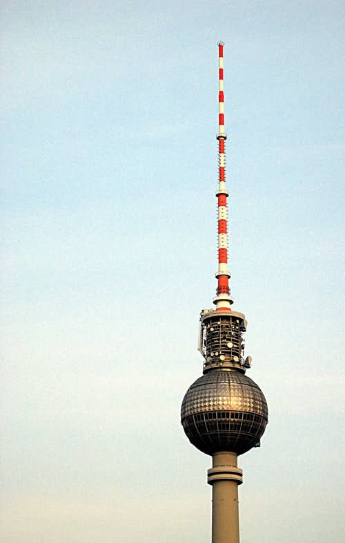 Closeup Of The FernsehturmTower In Berlin