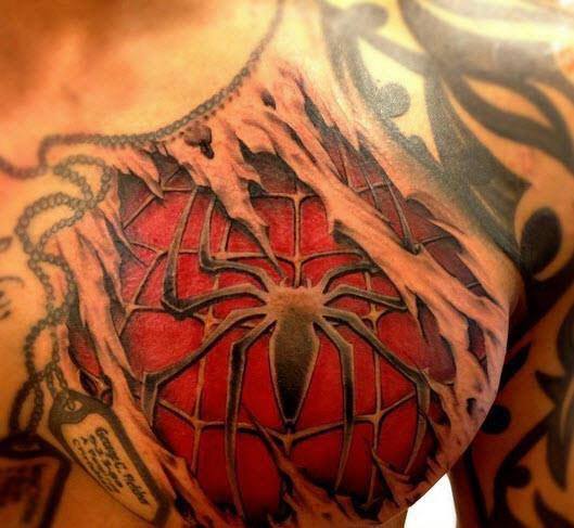 4 Amazing Spider Tattoos For Men