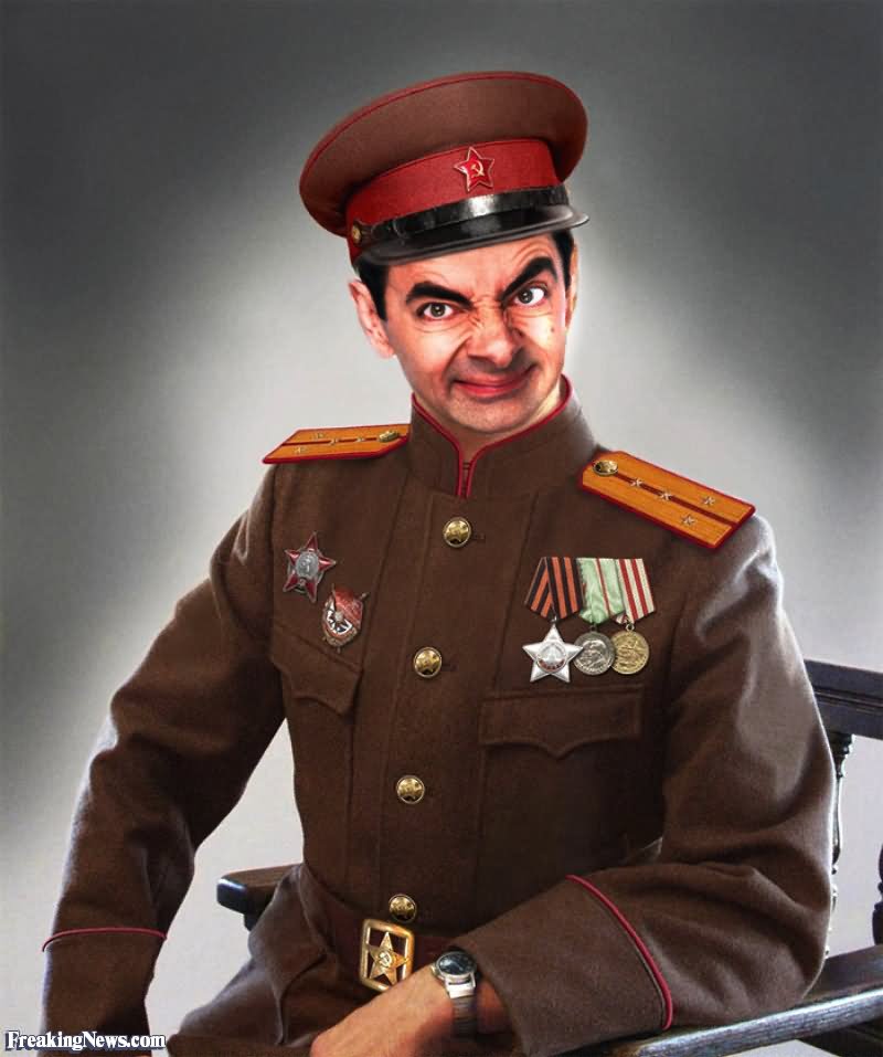 Communist Officer Mr Bean Funny Picture