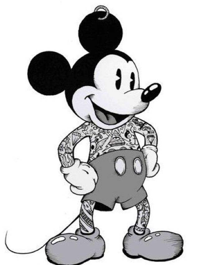 Disney Mickey Mouse Tattoo Design