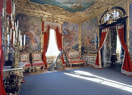 East Tapestry Room Inside The Linderhof Palace