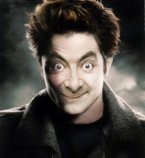 Edward Cullen Mr Bean Funny Picture