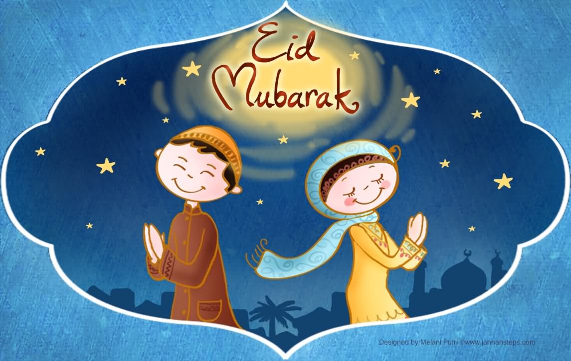 Eid-Ul-Fitr Mubarak Greeting Card