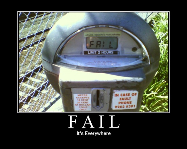 Fail It's Everywhere Funny Fail Meme Poster Image