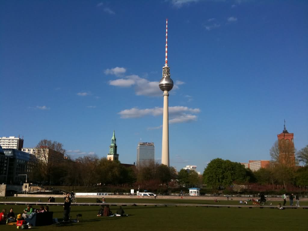 Fernsehturm Tv Tower Of East Berlin, Germany