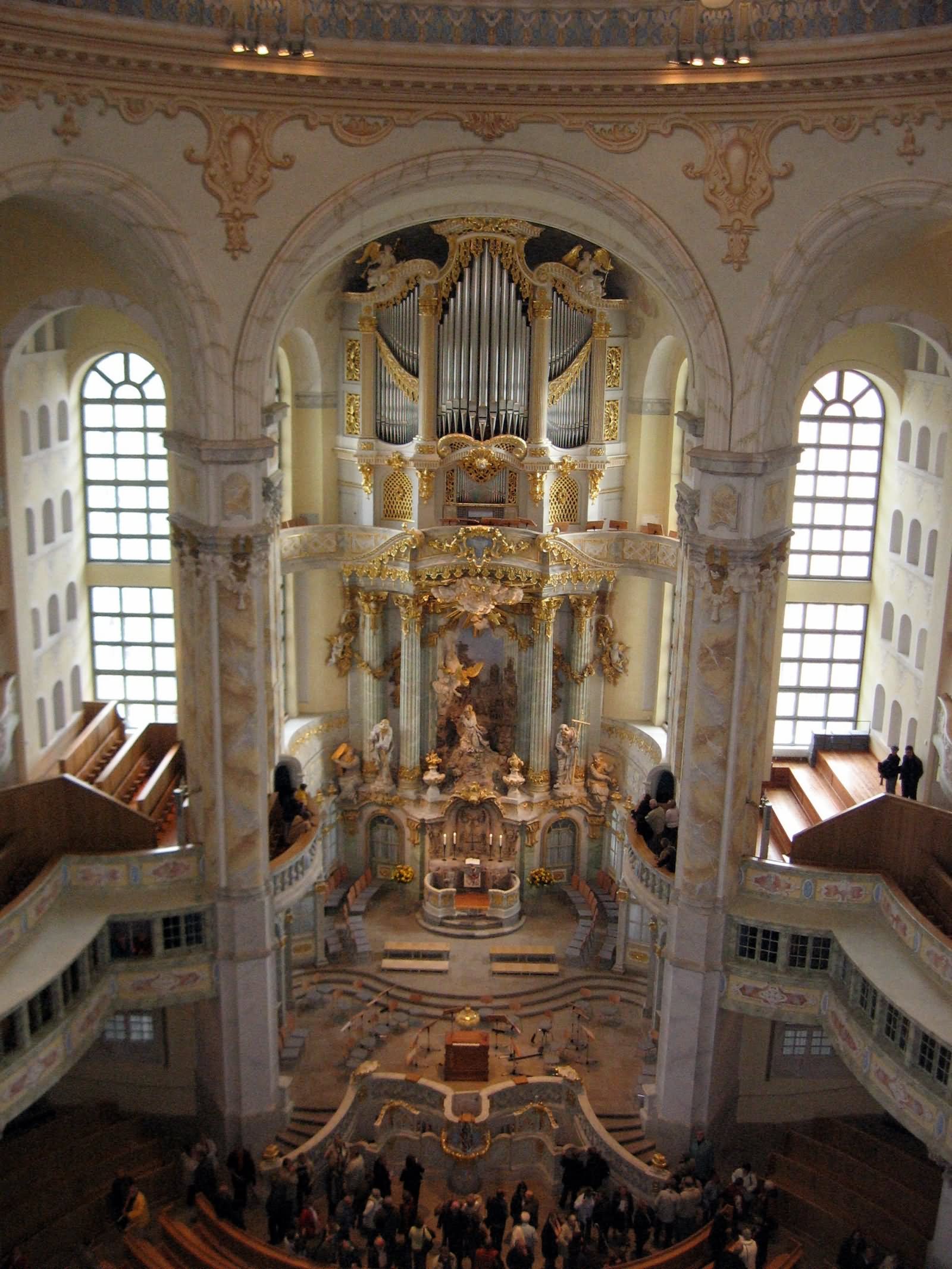 Frauenkirche Dresden Interior View Image