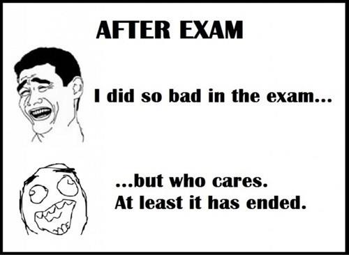 Funny After Exam Meme Image