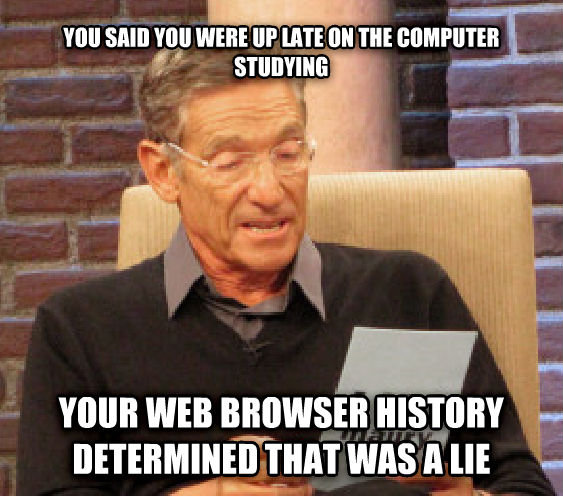 Funny Computer Meme You Said You Were Up Late On The Computer Studying Image
