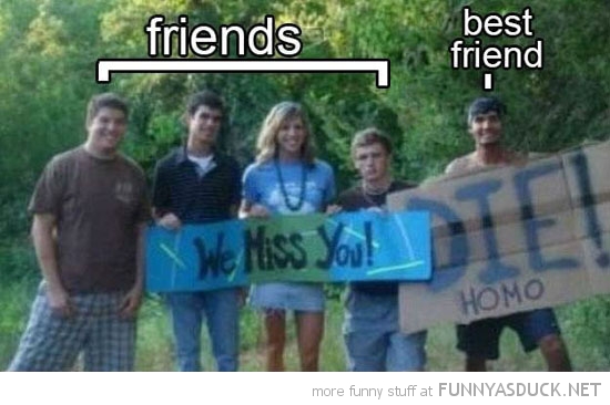 Funny Difference Between Friends And Best Friend Picture