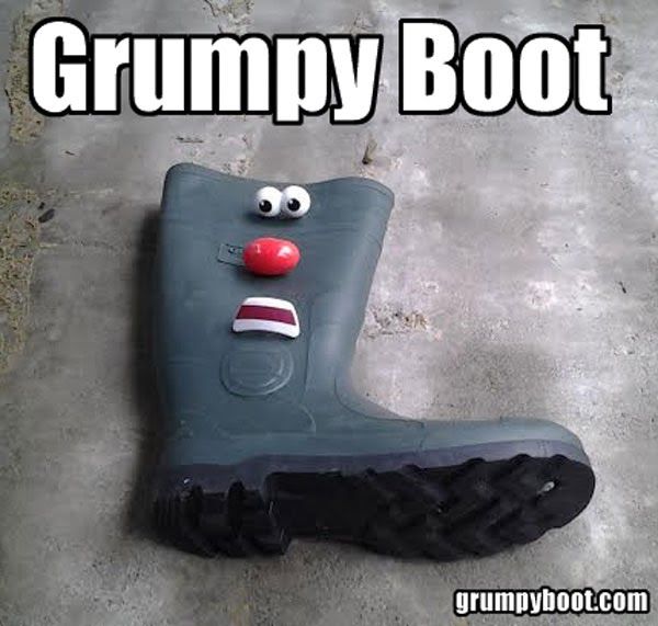Funny Grumpy Boot Picture