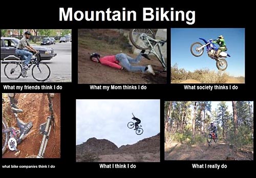 Funny Mountain Biking Meme Picture