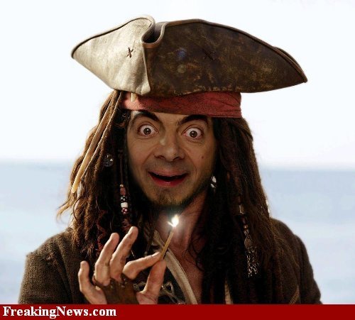 Funny Pirate Mr Bean Picture For Facebook