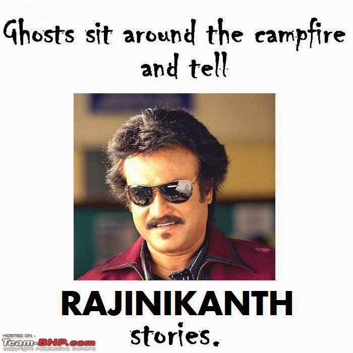 Funny Rajinikanth Meme Ghosts Sit Around The Campfire And Tell Rajnikanth Stories Picture