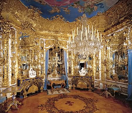 Hall Of Mirrors Inside The Linderhof Palace