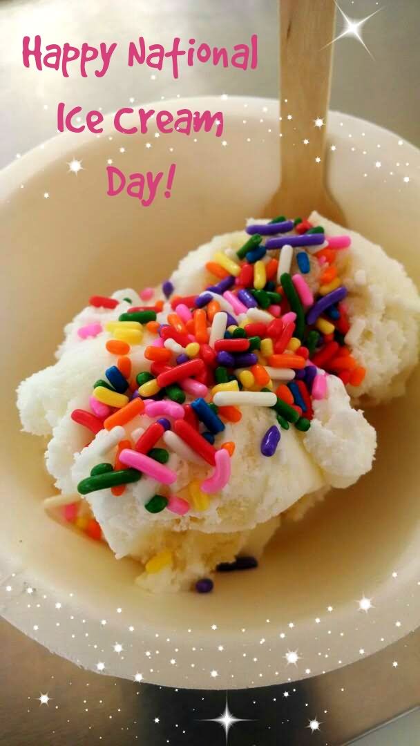 Happy National Ice Cream Day Wishes Picture