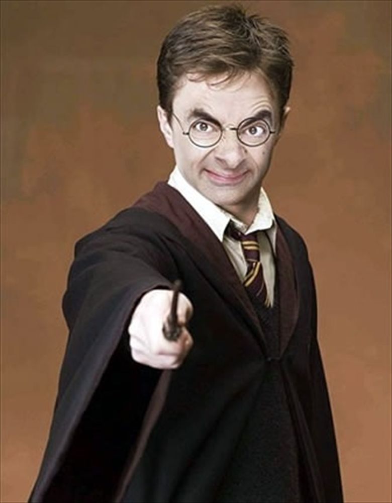 Harry Potter Face Swap Funny Mr Bean Image