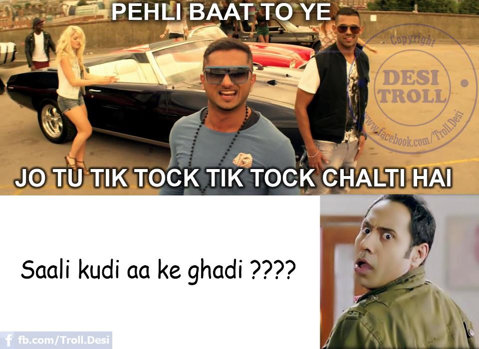Honey Singh Trolled By Binnu Dhillon Funny Picture