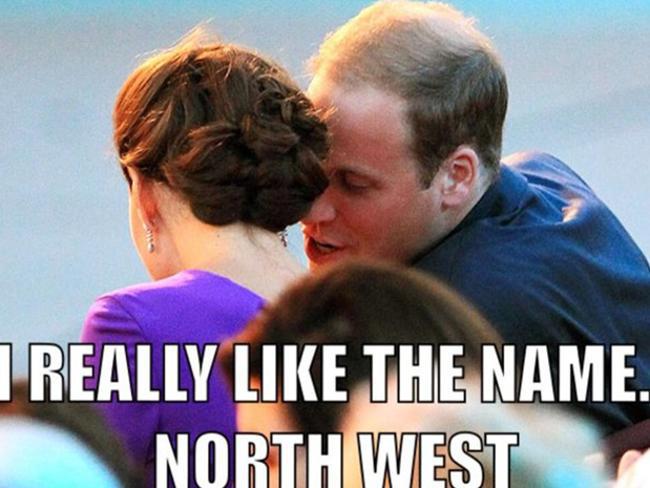 I Really Like The Name North West Funny Family Meme Image