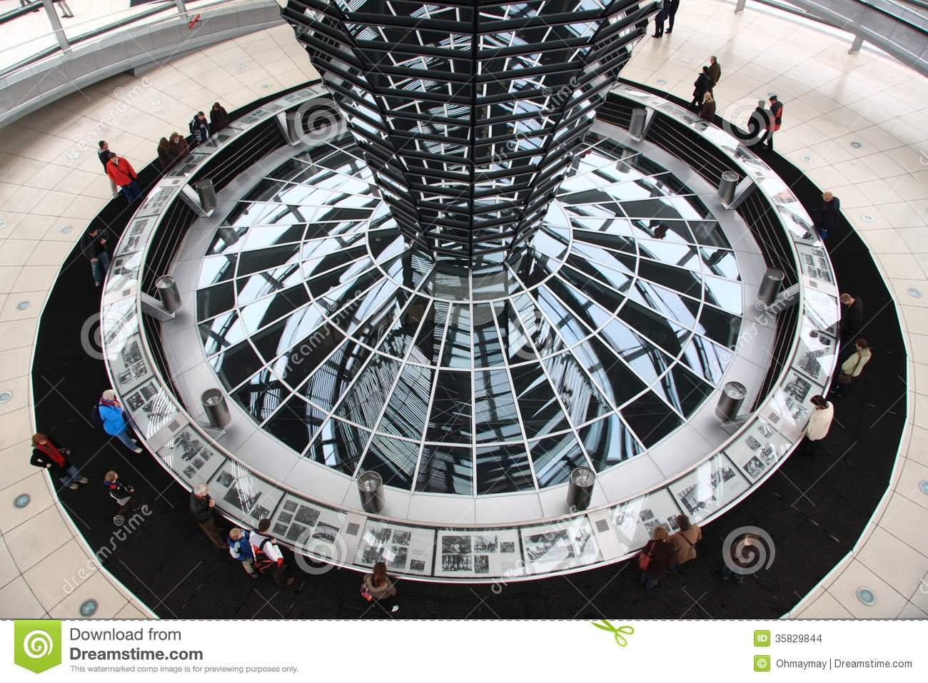 Interior Of Reichstag Dome Picture