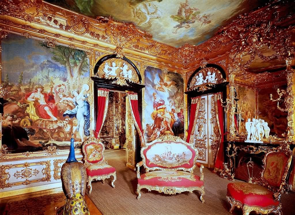 Interior view Of The Linderhof Palace