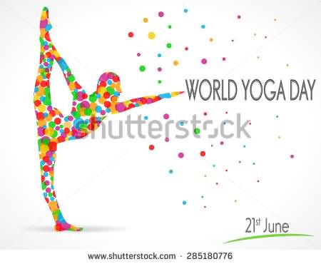 International Yoga Day 21st June Greetings Image