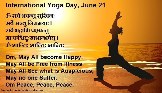 International Yoga Day Wishes Image